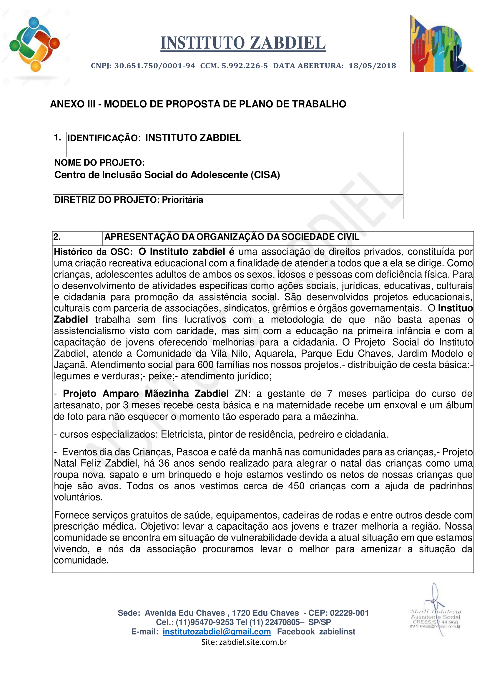 plano de trabalho cisa original corrigido 2023-01